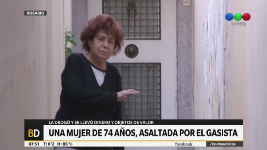 Un gasista volvió a la casa de su clienta jubilada para robarle