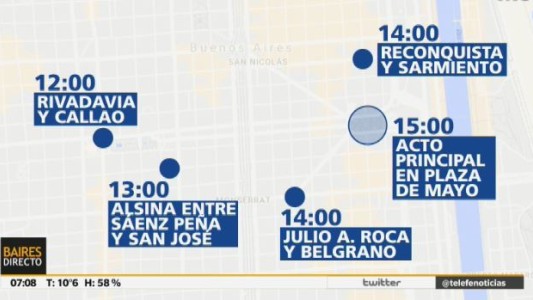 La CGT marcha a Plaza de Mayo