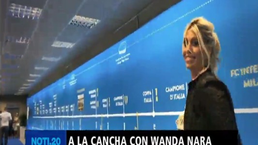 A la cancha con Wanda Nara