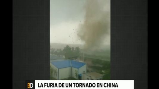 Video: la furia de un tornado en China