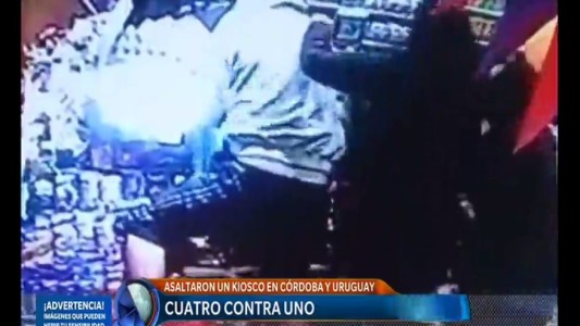 Violento robo en un kiosco en pleno centro