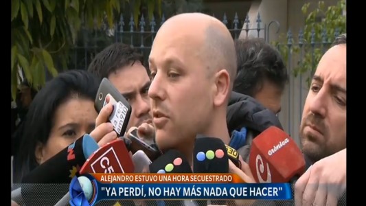 "Uno de los secuestradores hacía el papel de malo"