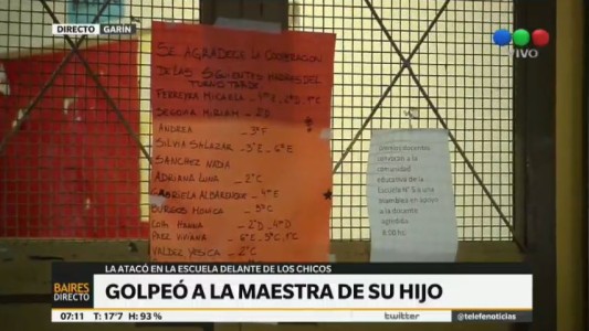 Una mujer golpeó a la maestra de su hijo: no hay clases