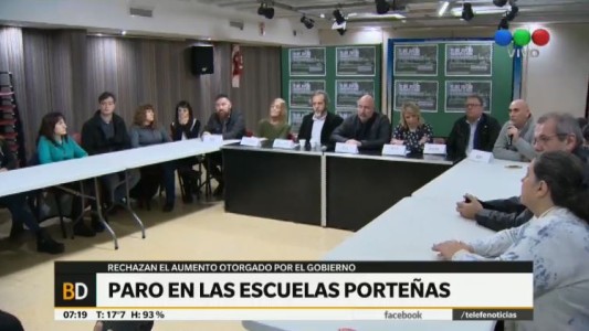 Hoy paran los docentes porteños