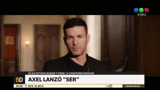 Axel estrenó "Ser"