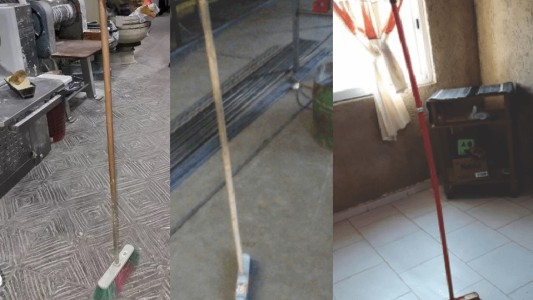 El misterioso caso de las escobas que quedan paradas solas