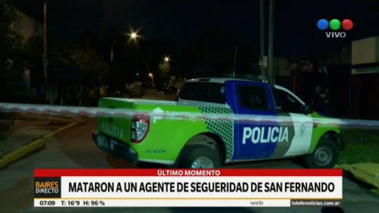 Mataron a un policía municipal de San Fernando
