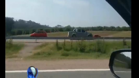 A contramano por la ruta, con registro vencido y sin seguro