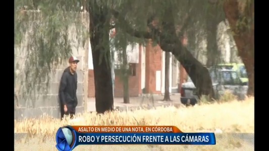 Un asalto en medio de un informe televisivo sobre robos