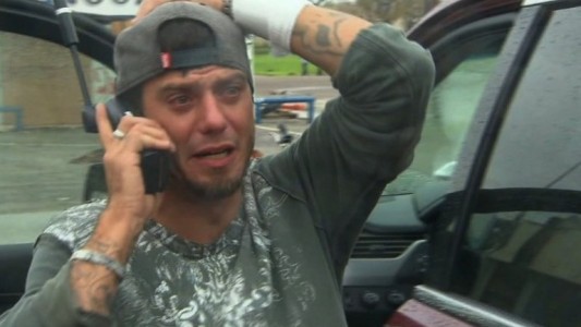 "Papá, te amo": un chico se enteró en vivo que su papá había sobrevivido al huracán Harvey