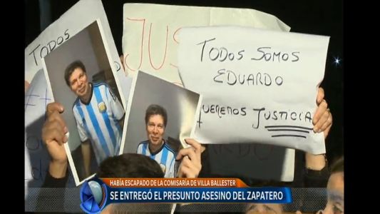 Se entregó el asesino del zapatero de Villa Ballester