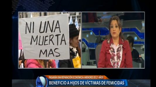 Hijos de víctimas de femicidios cobrarán una asignación hasta los 21 años