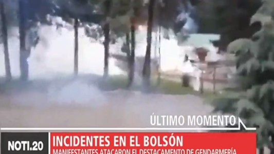 Santiago Maldonado: incidentes en El Bolsón