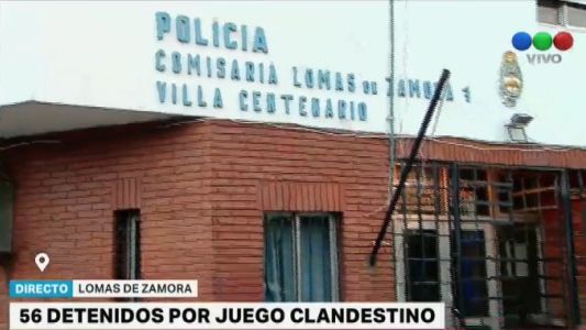 Cayó banda de juego clandestino que operaba en el Conurbano