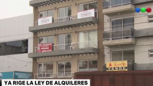 Ya rige la nueva ley de alquileres