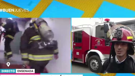 Un bombero de Ensenada, en lo más alto de América Latina