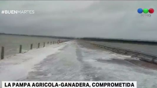 La Pampa: 2 millones de hectáreas afectadas por las inundaciones