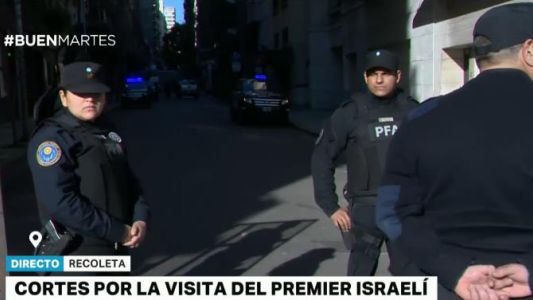 Los cortes de calles en la Capital por la visita de Benjamín Netanyahu