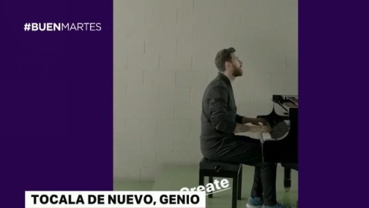 Messi, ¿pianista?
