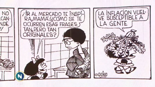 La columna de Mafalda sobre la inflación