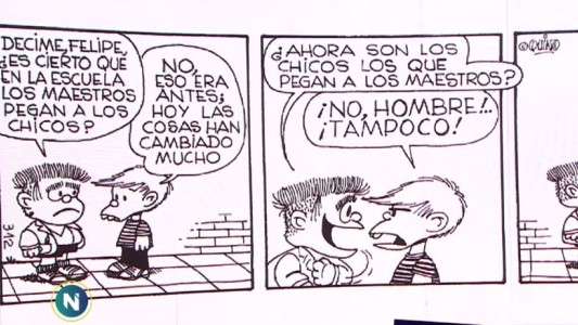 La columna de Mafalda sobre la violencia escolar