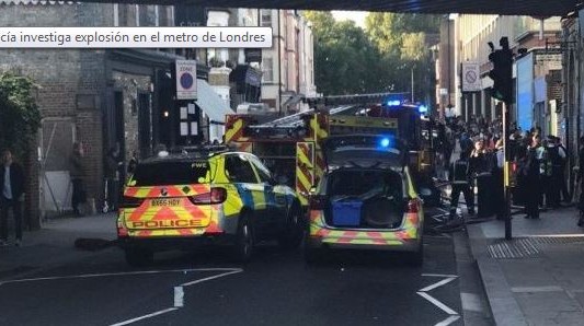 Varios heridos por una explosión en el subte de Londres