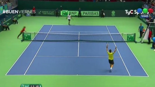 Copa Davis: Guido Pella perdió el primer punto frente a Mikhail Kukushkin