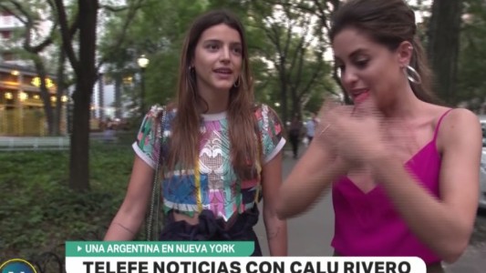Calu Rivero, de paseo por Nueva York