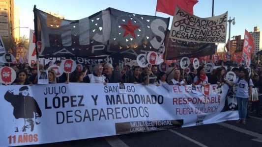 Marcha a 11 años de la desaparición de Jorge Julio López