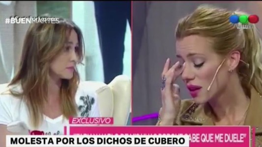 Nicole Neumann se quebró al aire