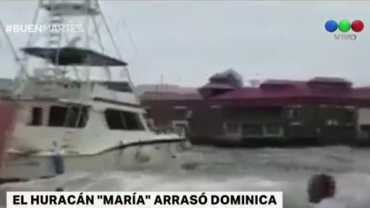 Huracán María devastó a Dominica en su camino hacia Puerto Rico