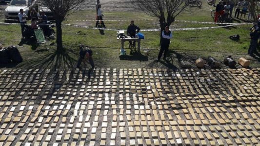 Prefectura secuestró media tonelada de marihuana en Misiones