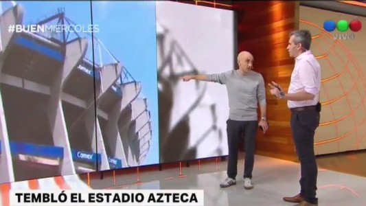 Tembló y se rajó el Estadio Azteca