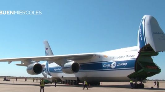 Un "monstruo del aire" aterrizó en Córdoba