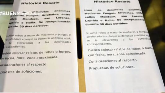 Inseguridad: colocaron buzones "antipungas" en Rosario