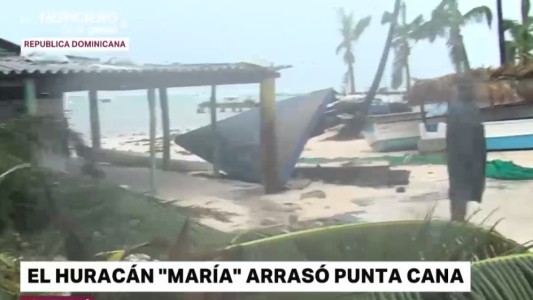 El huracán María arrasó Punta Cana