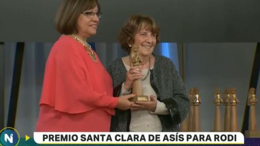 Premio Santa Clara de Asís para Rodolfo Barili