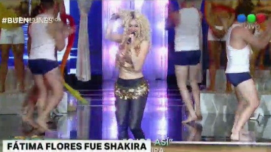 Fátima Florez fue Shakira en el programa de Susana Giménez