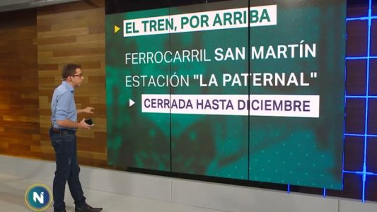 Cierran la estación La Paternal del tren San Martín