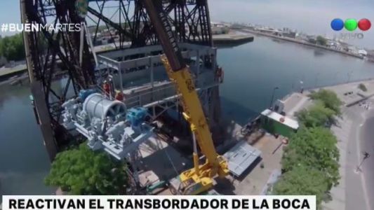 Reactivan el transbordador de La Boca