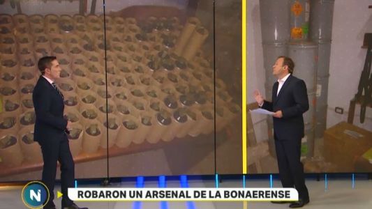 Robaron un arsenal de la Policía Bonaerense en La Plata