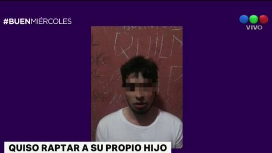 Quiso raptar a su propio hijo