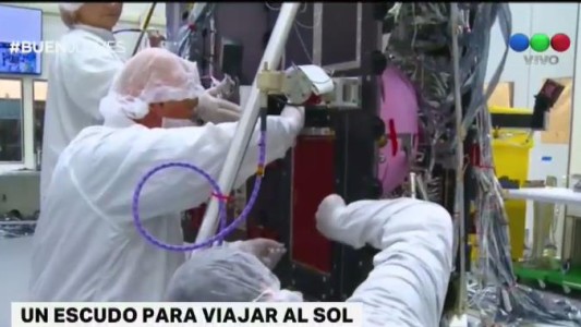 Así es el escudo térmico de la primera misión espacial al Sol
