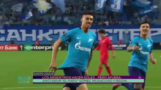 Los goles argentinos en el exterior