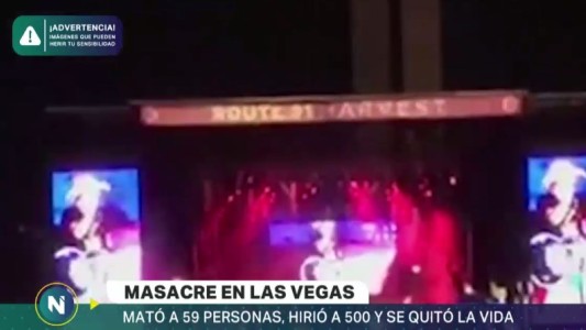 Masacre en Las Vegas: habló el músico que estaba en el escenario y siguió cantando mientras el asesino disparaba