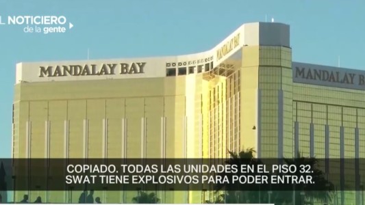 Masacre en Las Vegas: el audio de la Policía