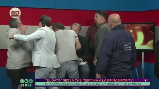 Gastón Sessa se peleó en vivo con el relator de Gimnasia