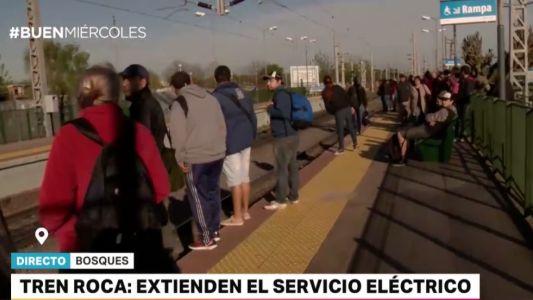La electrificación del Tren Roca llega a Florencio Varela