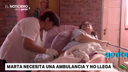 Esperando la ambulancia