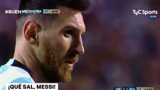 ¡Qué sal, Messi!
